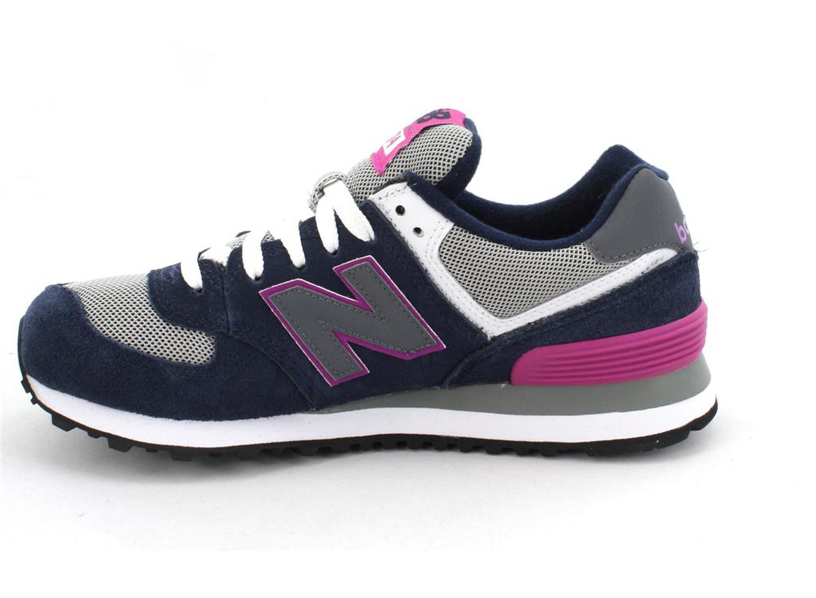 new balance femme 574 bleu marine et rose